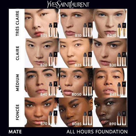 ysl all hours foundation philippines|ysl foundation color chart.